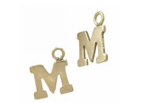 14k Gold Filled Initial Letters Connector for Permanent Jewelry