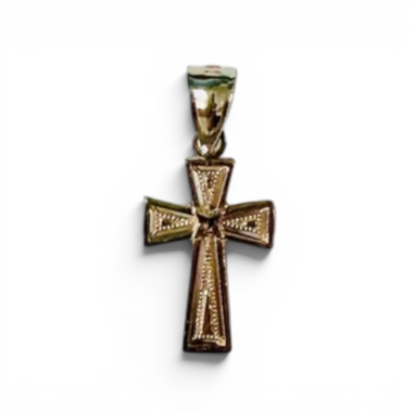 14K Yellow Gold Cross Pendant