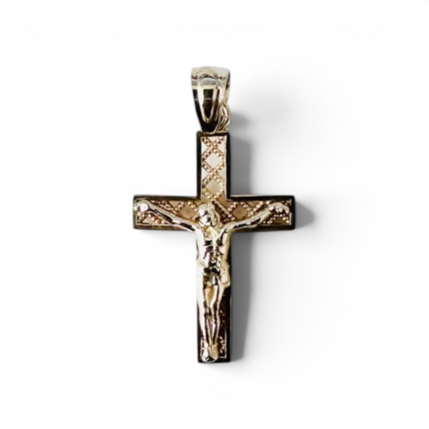 14 Karat Yellow Gold Crucifix Pendant
