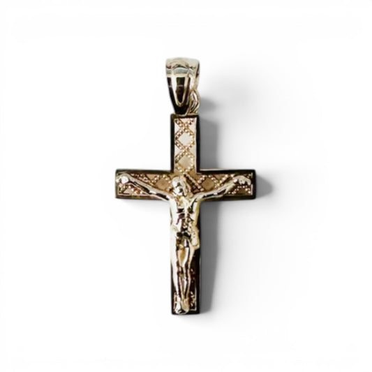 14 Karat Yellow Gold Crucifix Pendant