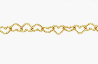 14K Gold Filled Heart Permanent Bracelet