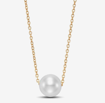 14K Gold Filled Freshwater Pearl Slider 7 in Bracelet