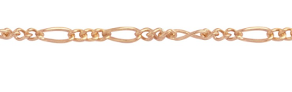 14K Gold Filled Figaro Permanent Bracelet